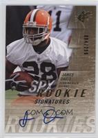 Rookie Signatures - James Davis #/299