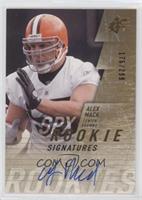 Rookie Signatures - Alex Mack #/299