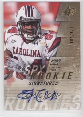 2009 SPx - [Base] #160 - Rookie Signatures - Jared Cook /299