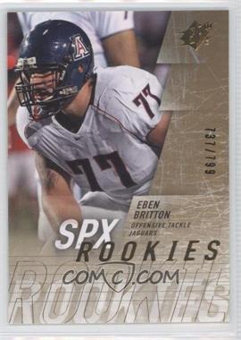 2009 SPx - [Base] #183 - Eben Britton /799