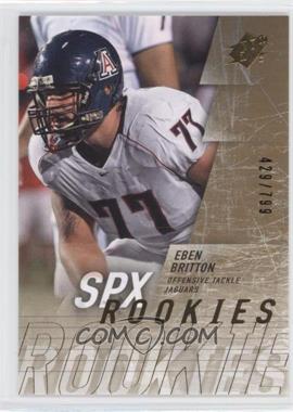 2009 SPx - [Base] #183 - Eben Britton /799