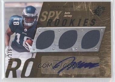 2009 SPx - [Base] #99 - Rookies Auto Jersey - Jeremy Maclin /275