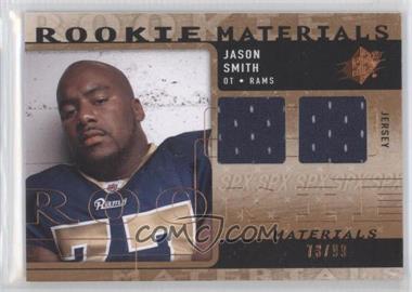2009 SPx - Rookie Materials - Bronze #RM-JS - Jason Smith /99