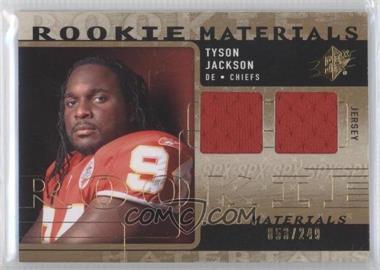 2009 SPx - Rookie Materials - Bronze #RM-TJ - Tyson Jackson /99