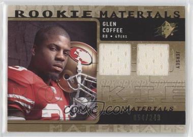 2009 SPx - Rookie Materials #RM-GC - Glen Coffee /249