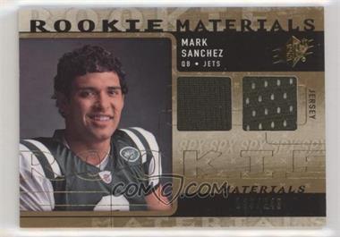 2009 SPx - Rookie Materials #RM-MS - Mark Sanchez /249