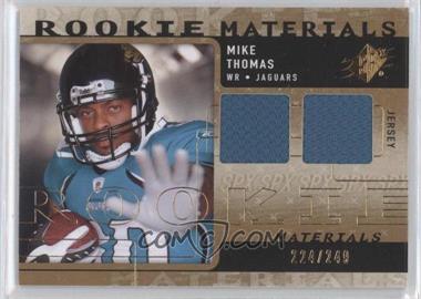 2009 SPx - Rookie Materials #RM-MT - Mike Thomas /249