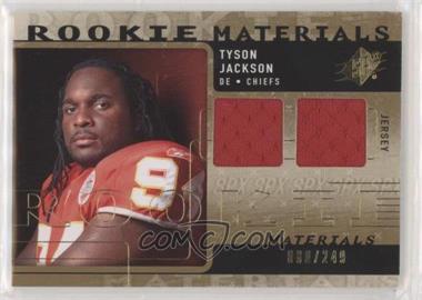 2009 SPx - Rookie Materials #RM-TJ - Tyson Jackson /249