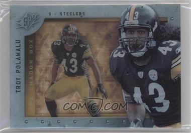 2009 SPx - Shadow Box #S-TP - Troy Polamalu