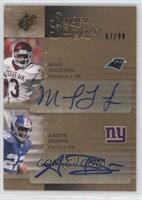 Mike Goodson, Andre Brown #/99