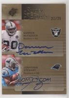 Darren McFadden, Jonathan Stewart [Noted] #/25