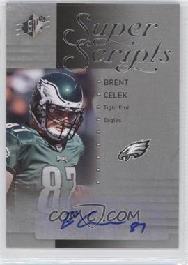 2009 SPx - Super Scripts #S-BC - Brent Celek