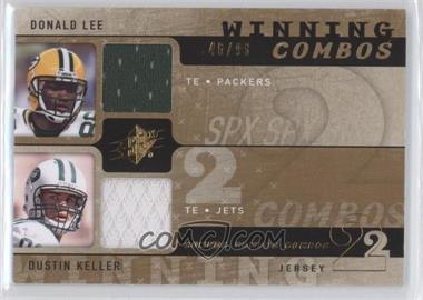 2009 SPx - Winning Combos #W2-LK - Donald Lee, Dustin Keller /99