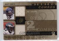 Matt Forte, Brian Westbrook #/99