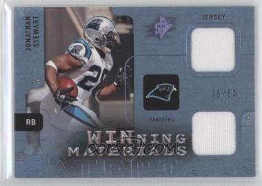 2009 SPx - Winning Materials - Dual Blue #W-JS - Jonathan Stewart /50