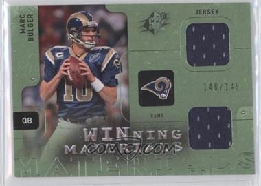 2009 SPx - Winning Materials - Dual Green #W-MB - Marc Bulger /149