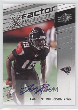 2009 SPx - X Factor Signatures #X-LR - Laurent Robinson