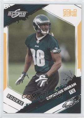 2009 Score - [Base] - Gold Zone #326 - Rookie - Cornelius Ingram /249