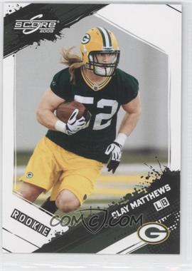 2009 Score - [Base] #324 - Rookie - Clay Matthews