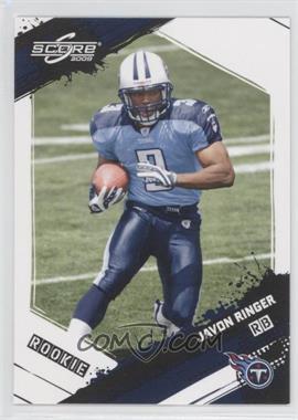 2009 Score - [Base] #352 - Rookie - Javon Ringer