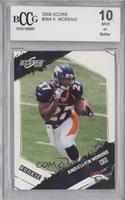 Rookie - Knowshon Moreno [BCCG 10 Mint or Better]