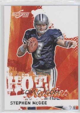 2009 Score - Hot Rookies #29 - Stephen McGee