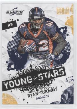 2009 Score - Young Stars - Gold Zone #18 - Ryan Torain /299