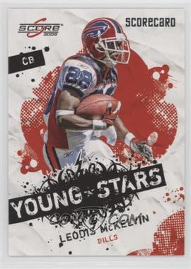 2009 Score - Young Stars - Scorecard #14 - Leodis McKelvin /499