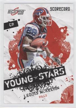 2009 Score - Young Stars - Scorecard #14 - Leodis McKelvin /499