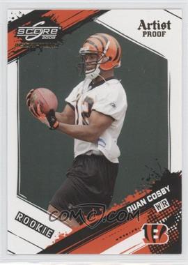 2009 Score Inscriptions - [Base] - Artist Proof #384 - Rookie - Quan Cosby /32 [Noted]