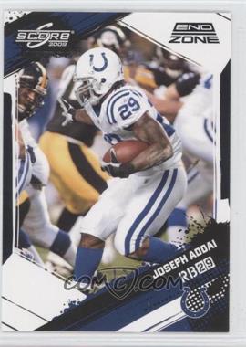 2009 Score Inscriptions - [Base] - End Zone #127 - Joseph Addai /6