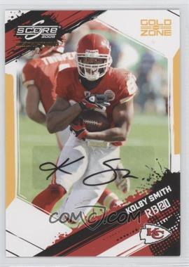 2009 Score Inscriptions - [Base] - Gold Zone Autographs #146 - Kolby Smith /50