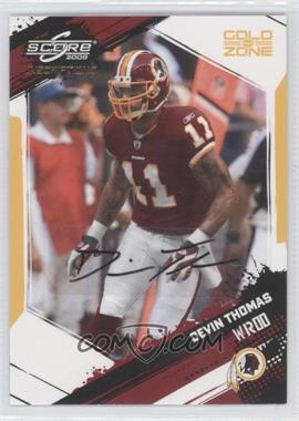 2009 Score Inscriptions - [Base] - Gold Zone Autographs #295 - Devin Thomas /50