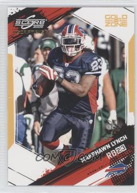 2009 Score Inscriptions - [Base] - Gold Zone #34 - Marshawn Lynch /50