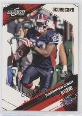 2009 Score Inscriptions - [Base] - Gold Zone #34 - Marshawn Lynch /50 [EX to NM]