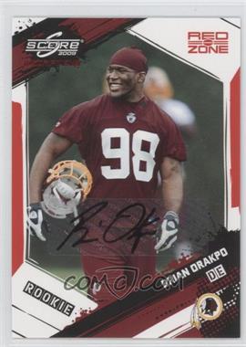 2009 Score Inscriptions - [Base] - Red Zone Autographs #317 - Rookie - Brian Orakpo /30