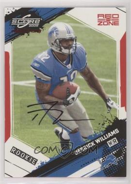 2009 Score Inscriptions - [Base] - Red Zone Autographs #334 - Rookie - Derrick Williams /30