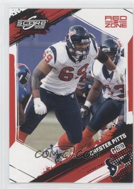 2009 Score Inscriptions - [Base] - Red Zone #114 - Chester Pitts /30
