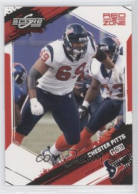 2009 Score Inscriptions - [Base] - Red Zone #114 - Chester Pitts /30