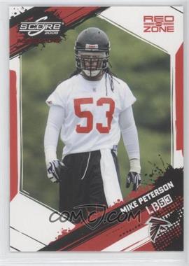 2009 Score Inscriptions - [Base] - Red Zone #137 - Mike Peterson /30
