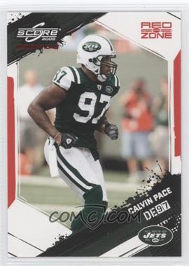 2009 Score Inscriptions - [Base] - Red Zone #201 - Calvin Pace /30