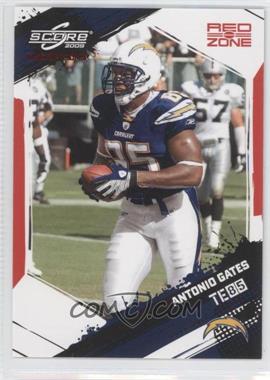 2009 Score Inscriptions - [Base] - Red Zone #237 - Antonio Gates /30