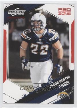 2009 Score Inscriptions - [Base] - Red Zone #241 - Jacob Hester /30