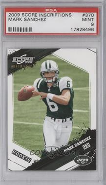 2009 Score Inscriptions - [Base] #370 - Rookie - Mark Sanchez /999 [PSA 9 MINT]