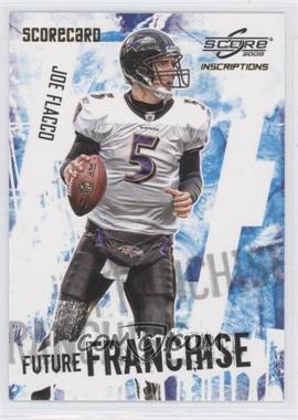 2009 Score Inscriptions - Future Franchise - Scorecard #10 - Joe Flacco /100