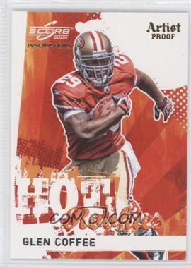 2009 Score Inscriptions - Hot Rookies - Artist Proof #10 - Glen Coffee /32