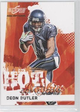 2009 Score Inscriptions - Hot Rookies #7 - Deon Butler /499