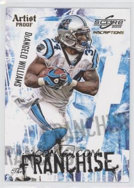 2009 Score Inscriptions - The Franchise - Artist Proof #10 - DeAngelo Williams /32