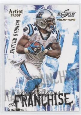 2009 Score Inscriptions - The Franchise - Artist Proof #10 - DeAngelo Williams /32