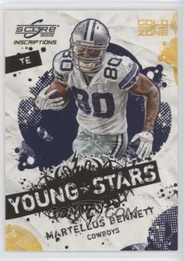 2009 Score Inscriptions - Young Stars - Gold Zone #17 - Martellus Bennett /50